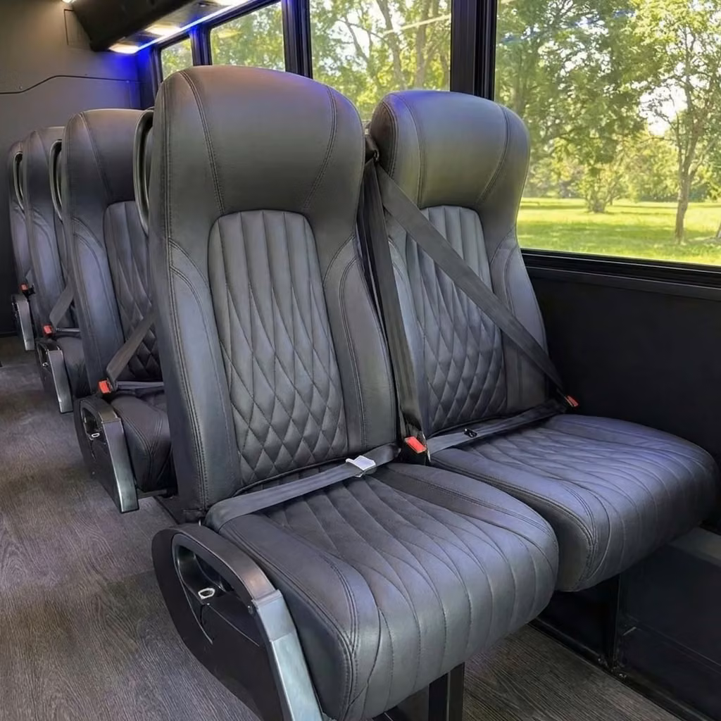 banning 20 passenger minibus high back seats