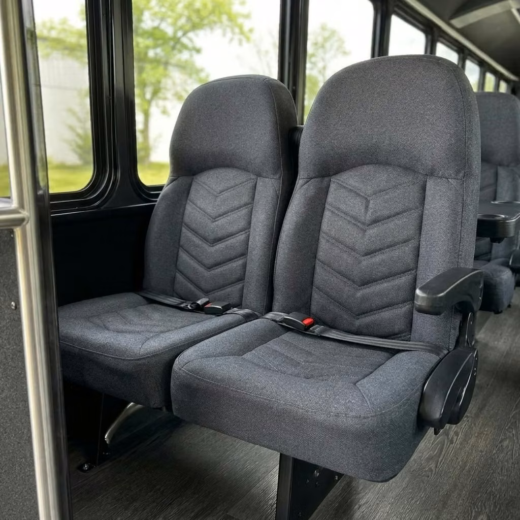 banning 25 passenger minibus high back seats