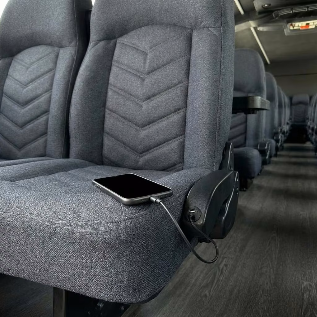 banning 25 passenger minibus usb charging
