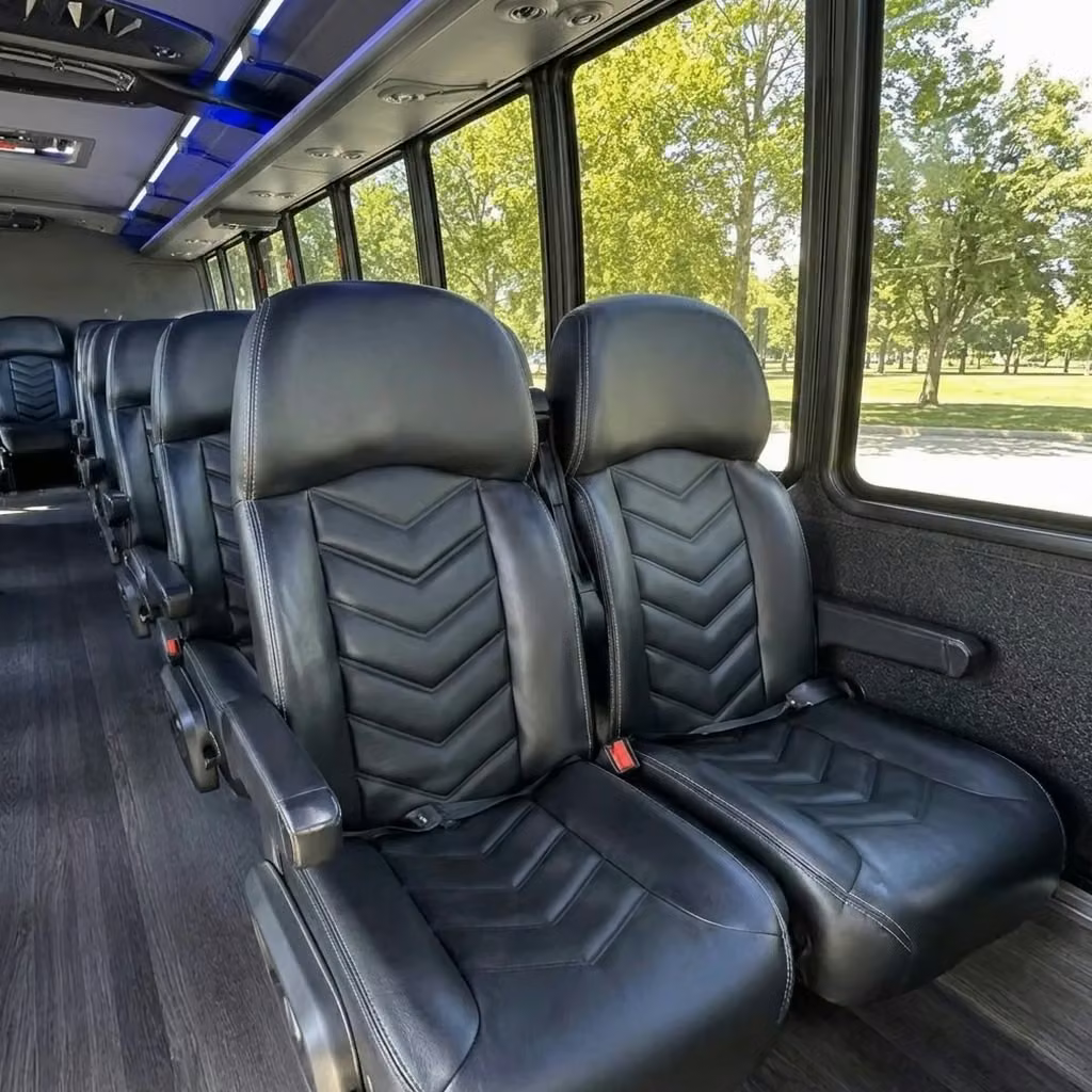 banning 28 passenger minibus seating