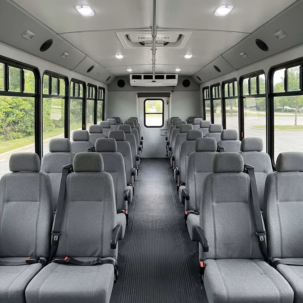banning 30 passenger minibus seating