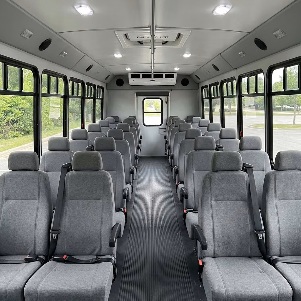 banning 35 passenger minibus seating