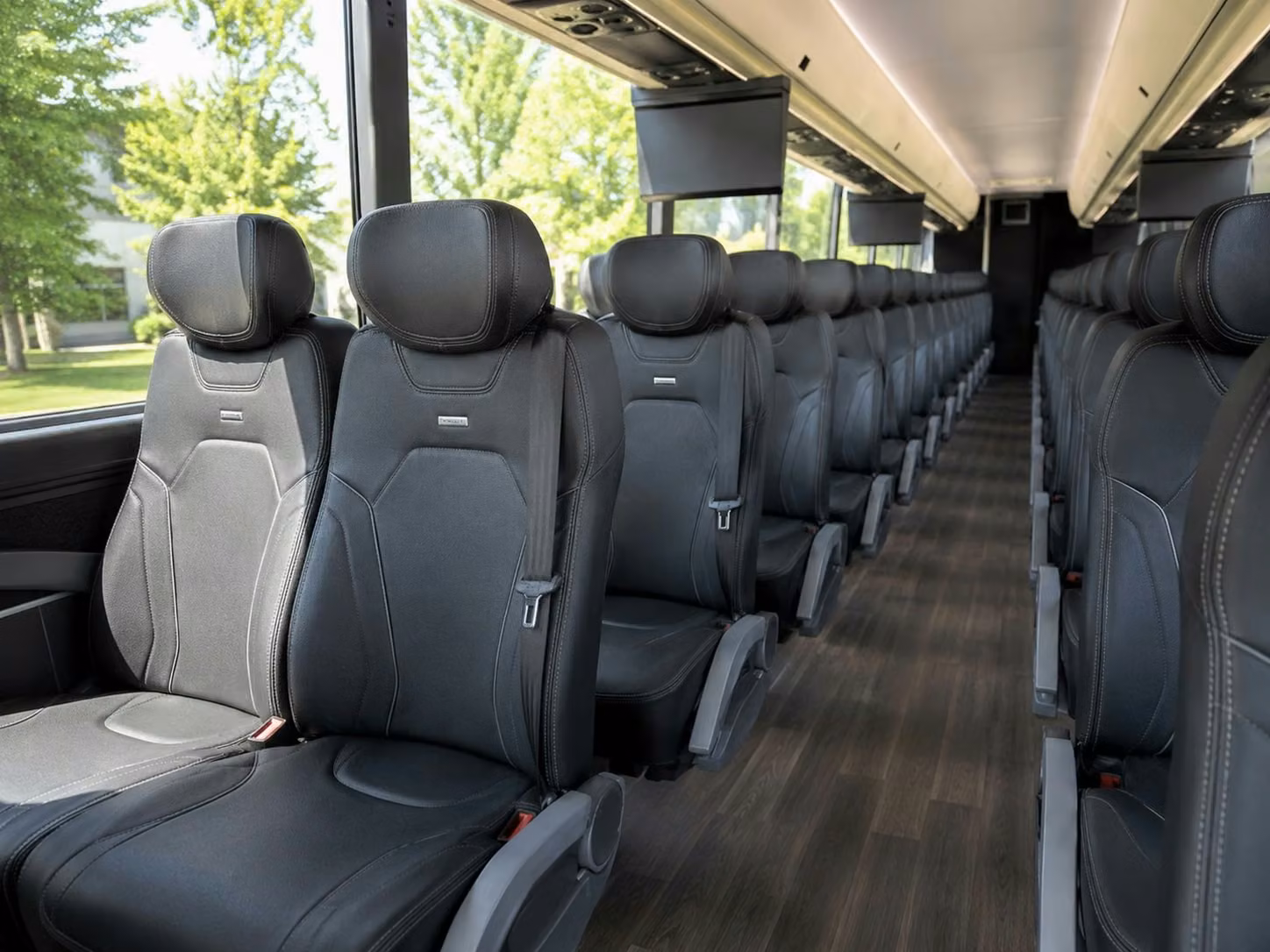 banning charter bus interior 2
