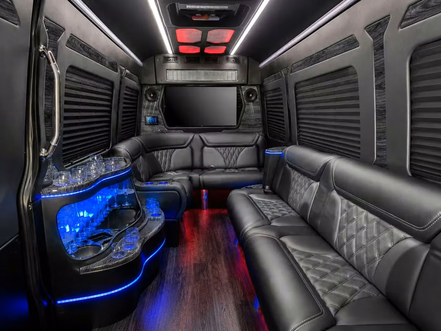 banning long distance banning shuttle buses for corporate retreats and conferences
