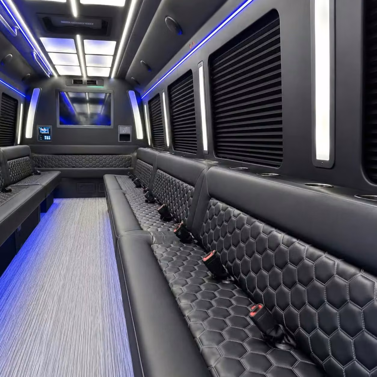banning party bus party lighting