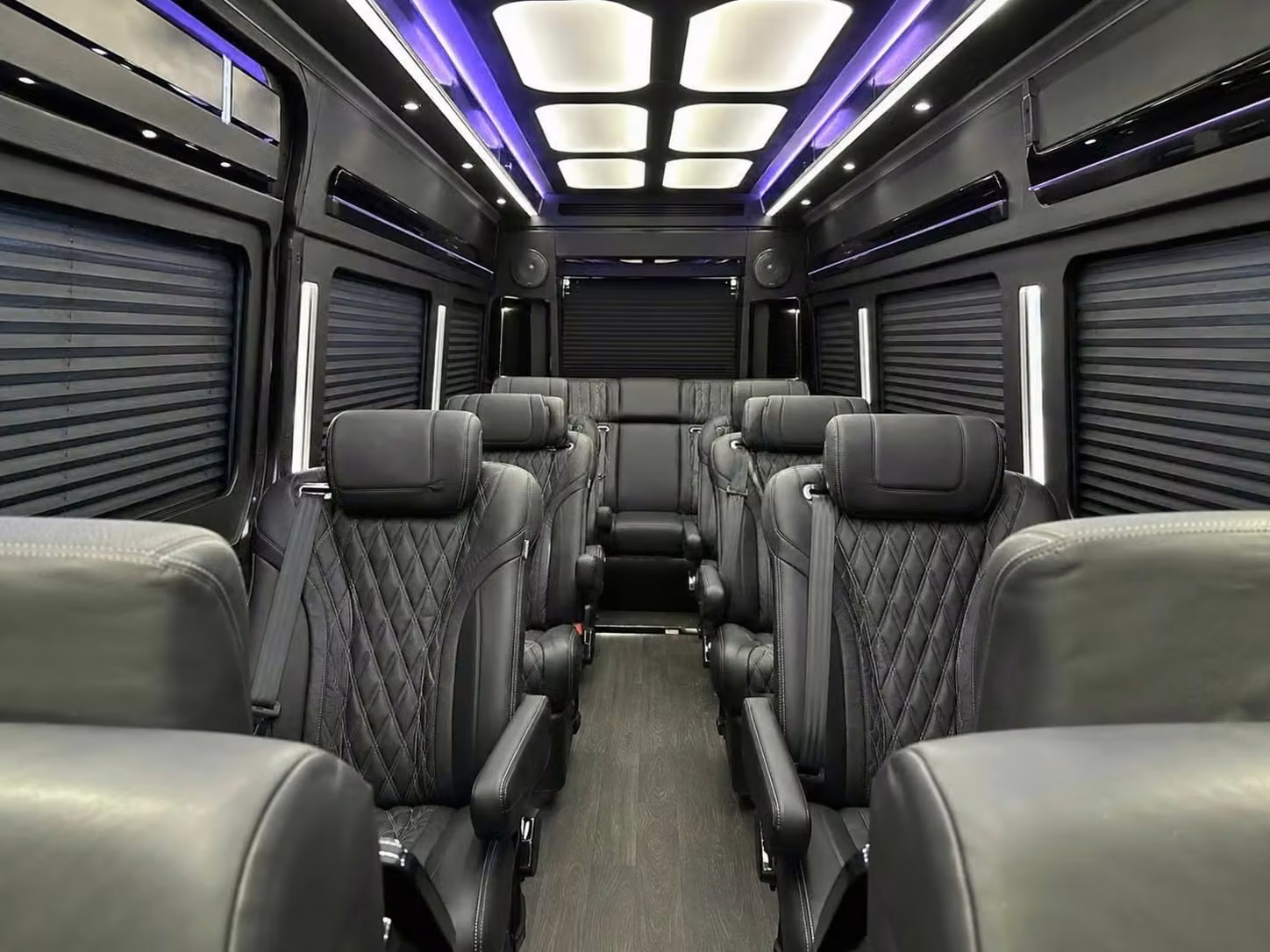 banning sprinter van rental with driver reclining seats