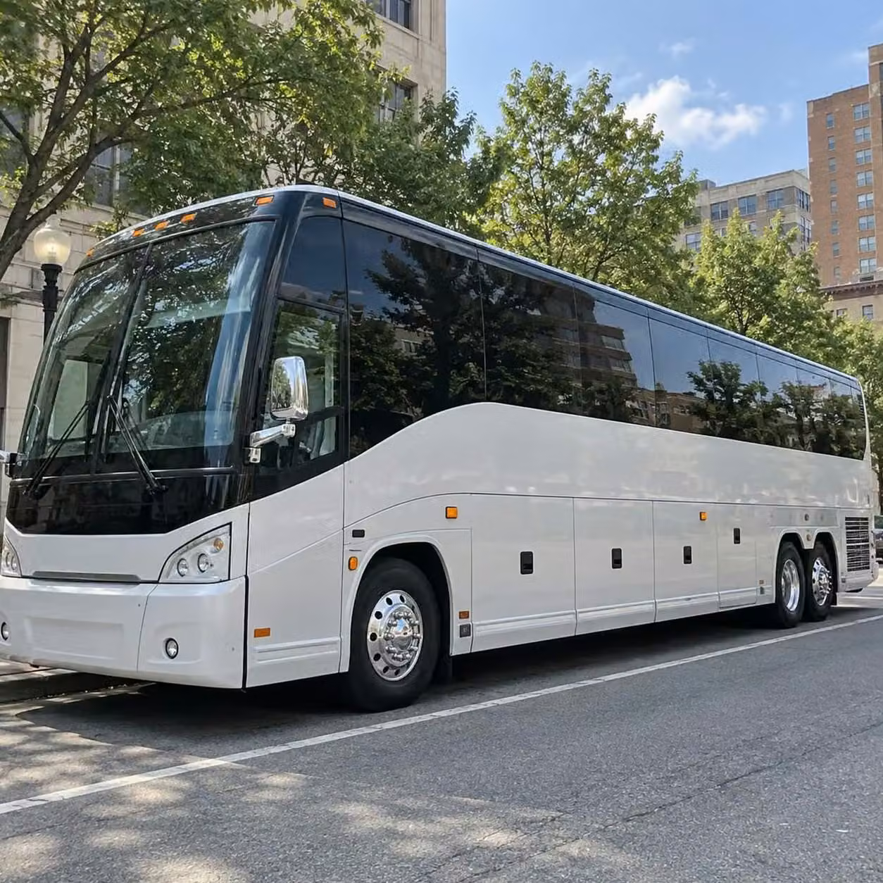 banning wedding buses with a c wifi power outlets and onboard restrooms